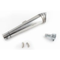 Глушитель (тюнинг)   430*100mm, креп. Ø78mm   (нержавейка, сопло, хром, прямоток)   #3