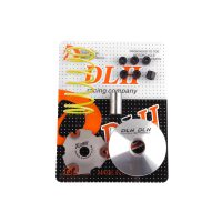 Вариатор передний (тюнинг)   Suzuki AD50   (+палец, ролики 6шт, пружина торкдрайвера)   DLH