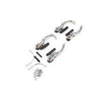 Тормоз велосипеда V-brake   (хром) (комплект, перед + зад)   (mod:2)   YKX