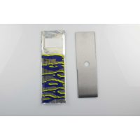 Нож мотокосы   2T   (L-305, h-2, Ø25.4 mm)   (нержавейка)   BEST