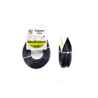 Леска мотокосы   Ø3,0mm, 15 метров   (крокодил, черная)   BEST