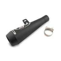 Глушитель (тюнинг)   340mm   (нержавейка, сопло, черный, прямоток)   118