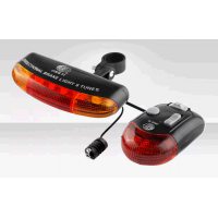 Фонари велосипеда (в сборе)   (комплект, перед/зад, LED)   (mod:557)   YKX