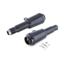 Глушитель (тюнинг)   370*100mm   (нержавейка, овал, черный, прямоток)   118