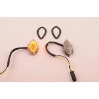 Повороты диодные мини (пара)   стреловидные   (самоклеющиеся, прозрачные)   XING HONG