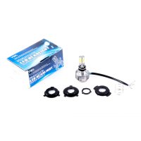 Лампа диодная универсальная с переходниками   (12V 8W/12W, 2 кристалла)   YWL