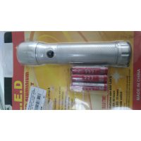 Фонарь передний (в сборе)   велосипедный   (12 LED, серебро)   (mod 825)   KL