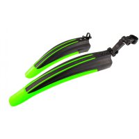 Крылья велосипедные (MTB) (тюнинг)   (зеленые вставки, пластик)   YKX