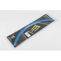 Наклейка   на колесо 17      (синяя, светоотражающая)   GJCT