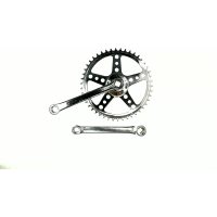 Звезда велосипедная (передняя)   44T   (+2 шатуна L-190mm, под круг, хром)   YKX