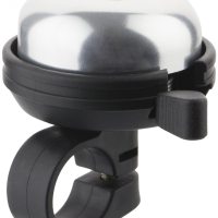 Звонок велосипедный   (хром, черная основа)   (mod:DK4)   YKX   (mod.A)