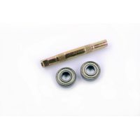 Ось каретки велосипедная   (клин)   (L-145mm) (+ 2 подшипника 6203-ZZ)   (mod:МИНСК)   YAT