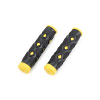 Ручки руля велосипедные   (желтая)   (mod:2)   YKX