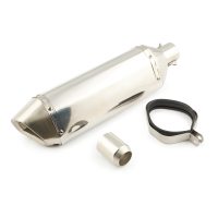 Глушитель (тюнинг)   460*130mm   (нержавейка, хром, mod:1)   118