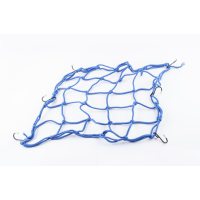 Сетка багажника (паук)   (синяя)   (35см х 32см)   KOMATCU