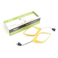 Зеркала   стреловидные   (желтые c поворотом)   RED