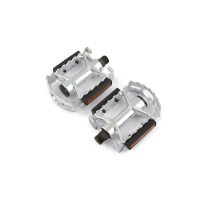 Педали велосипедные   (с катафотами, металл, хром)   YKX