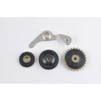 Натяжитель цепи ГРМ   Delta   (3 ролика, рычаг)   JS