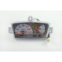 Панель приборов (в сборе)   Yamaha JOG   (120км/ч, серебро, sport edition) (mod:MY-214)