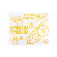 Наклейки (набор)   декор   YAMAHA SPIDER   (35х28см, желтые)