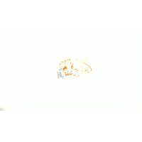 Наклейка   декор   DOG   (12x9cм, красная, левая)   (#HQ007RL)