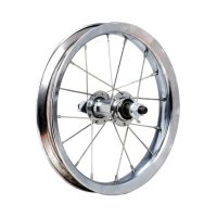 Обод   велосипедный (в сборе) 12   (переднеееднее хром) FM