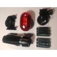 Фонари велосипеда (в сборе)   (комплект, перед/зад, с креплением, 1W)   FM