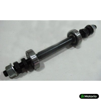 Ось колеса   заднего велосипедная (на подшипниках 6200)   DS Купить в Интернет-магазине Моторио