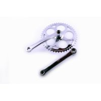 Звезда   велосипедная (передняя)   45T   (+2 шатуна L-190mm, под квадрат, хром) FM