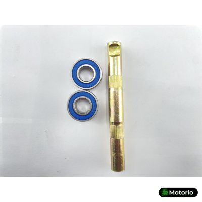 Ось каретки велосипедная (клин) (L-140mm) (+ 2 подшипника 6902-ZZ) DS Ось каретки велосипедная (клин) (L-140mm) (+ 2 подшипника 6902-ZZ) DS Купить в Интернет-магазине Моторио