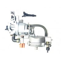 Карбюратор на Мотоблок   168F/170F   (6,5/7Л.с (Hp))   с газовым редуктором (пропан-бутан)  (механизм рычажный) с переключателем  LIBA