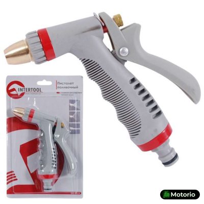 Пистолет-распылитель для полива с плавной регулировкой потока воды. ABS, PP, TPR, ZINC ALLOY, BRASS Пистолет-распылитель для полива с плавной регулировкой потока воды. ABS, PP, TPR, ZINC ALLOY, BRASS Купить в Интернет-магазине Моторио
