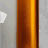 Глушитель   (тюнинг) 460*130mm   (нержавейка, три-овал, оранжевый, прямоток)   118