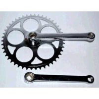 Звезда   велосипедная (передняя)   46T   (+2 шатуна L-165mm, квадрат, хром) KL-2