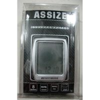 Велокомпьютер   проводной без подсветки, 8 функций AS-408 (без батареек) BBC