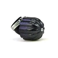 Фильтр воздушный (нулевик)   Ø42mm, 45*, колокол   (карбон) EVO-3