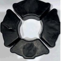 Резинка демпферная   Zongshen, Lifan 125/150   (4 шт, силикон, черные)   BBC