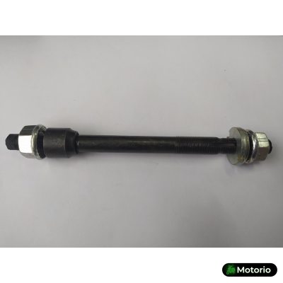 Ось колеса   заднего велосипедная (L-155mm)   ( черная)   YKX Купить в Интернет-магазине Моторио