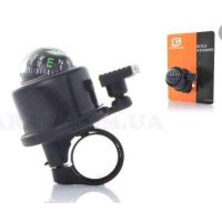 Звонок велосипедный   (черный с компасом)   (General)   FM