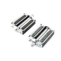 Педали велосипедные   (металл, резиновые вставки, основа хром) VERE