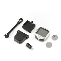 Велокомпьютер   беспроводной с подсветкой, водонепроницаемый, 15 функций