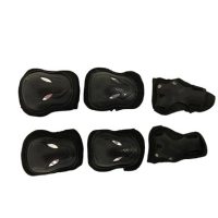 Щитки   (наколенники + налокотники, черные) детский велонабор с защитой запястей   KML