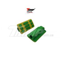 Резинки подножек водителя   Delta   (салатневые, металл-жёлтый) EVO