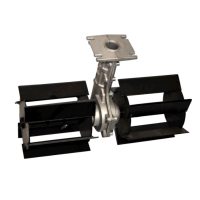 Насадка на мотокосу   (культиватор- лезвия, 9T, D-28mm, mod 1)   MECH