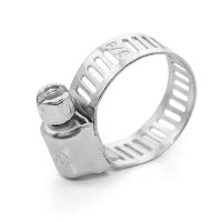 Хомут стальной оцинкованный 8 мм D 11-20 мм.