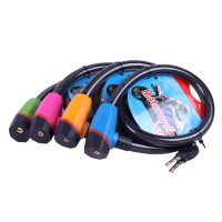 Замок на колесо   (трос 1000*18mm) (с ключом)   (черный) ZX1240 AMG