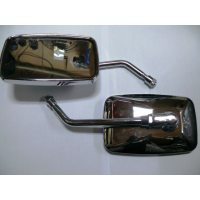 Зеркала   мото прямоугольные (хром, 8mm) VDK-3
