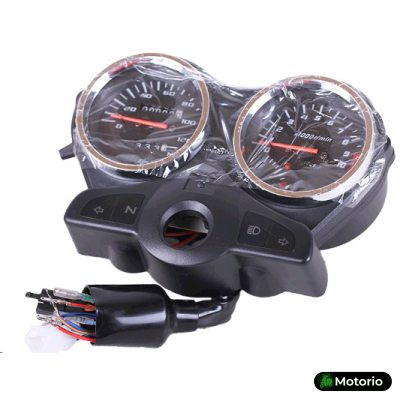 Панель приборов (в сборе) STORM125 (140км/ч, тахометр механичный) AMG Панель приборов (в сборе) STORM125 (140км/ч, тахометр механичный) AMG Купить в Интернет-магазине Моторио