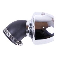 Фильтр воздушный (нулевик)   Ø38mm, 45*, турбина (хром) AMG