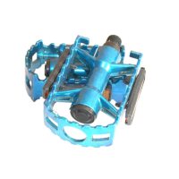 Педали велосипедные   (с катафотами, металл, цвет в ассортименте)   KL